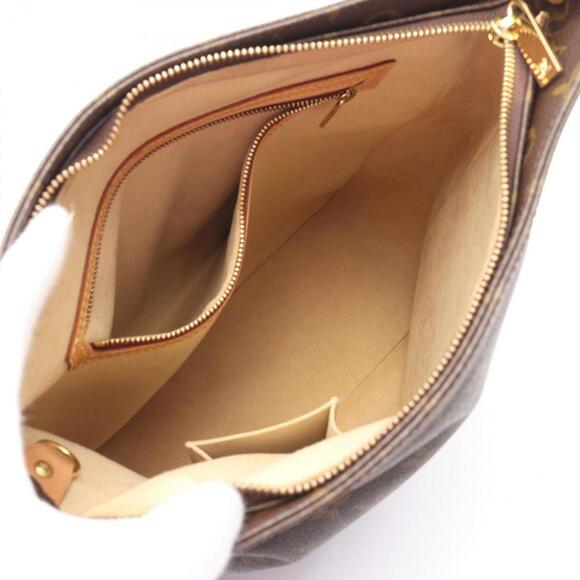 LOUIS VUITTON Brown Monogram Leather Looping GM Shoulder Bag - Picture 4 of 11